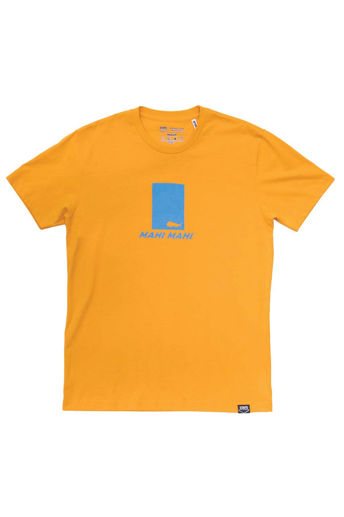 Stamp Basic Short Sleeve Crew Neck T-Shirt - Yellow - Stafu Pro Series