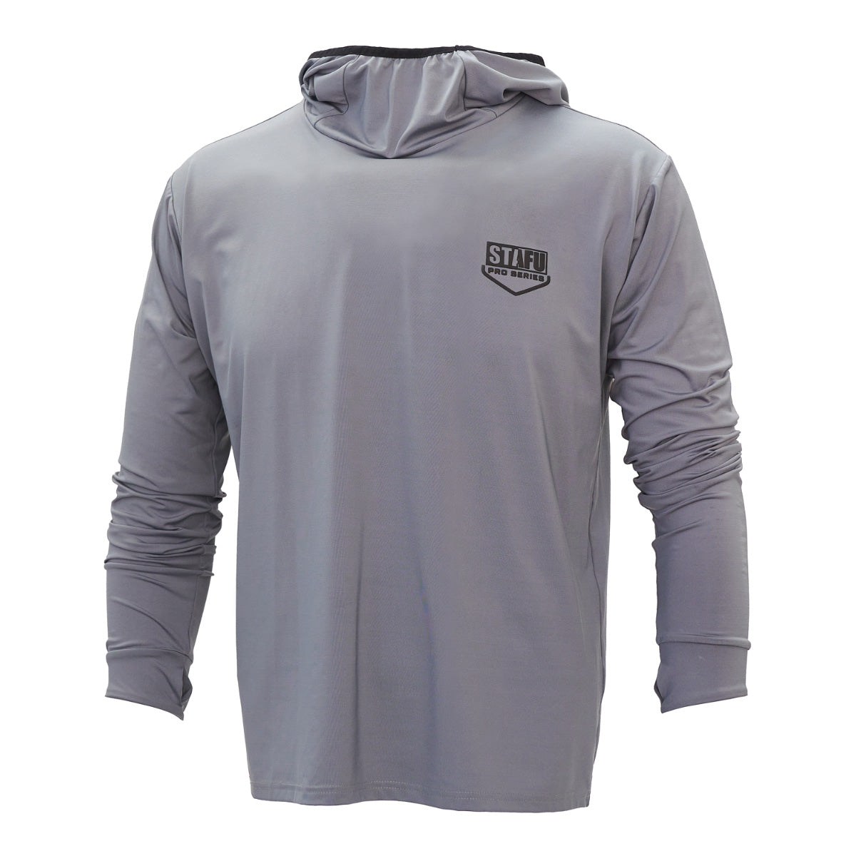 Haka Hooded Long Sleeve Fishing Shirt - Grey