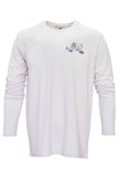 Apex 'Anger Management' Long Sleeve Fishing Shirt - White - Stafu Pro Series