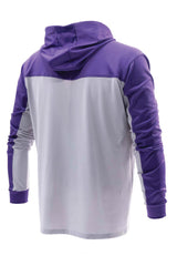 Outrigger Hooded Long Sleeve Fishing Shirt  - Purple - Stafu Pro Series