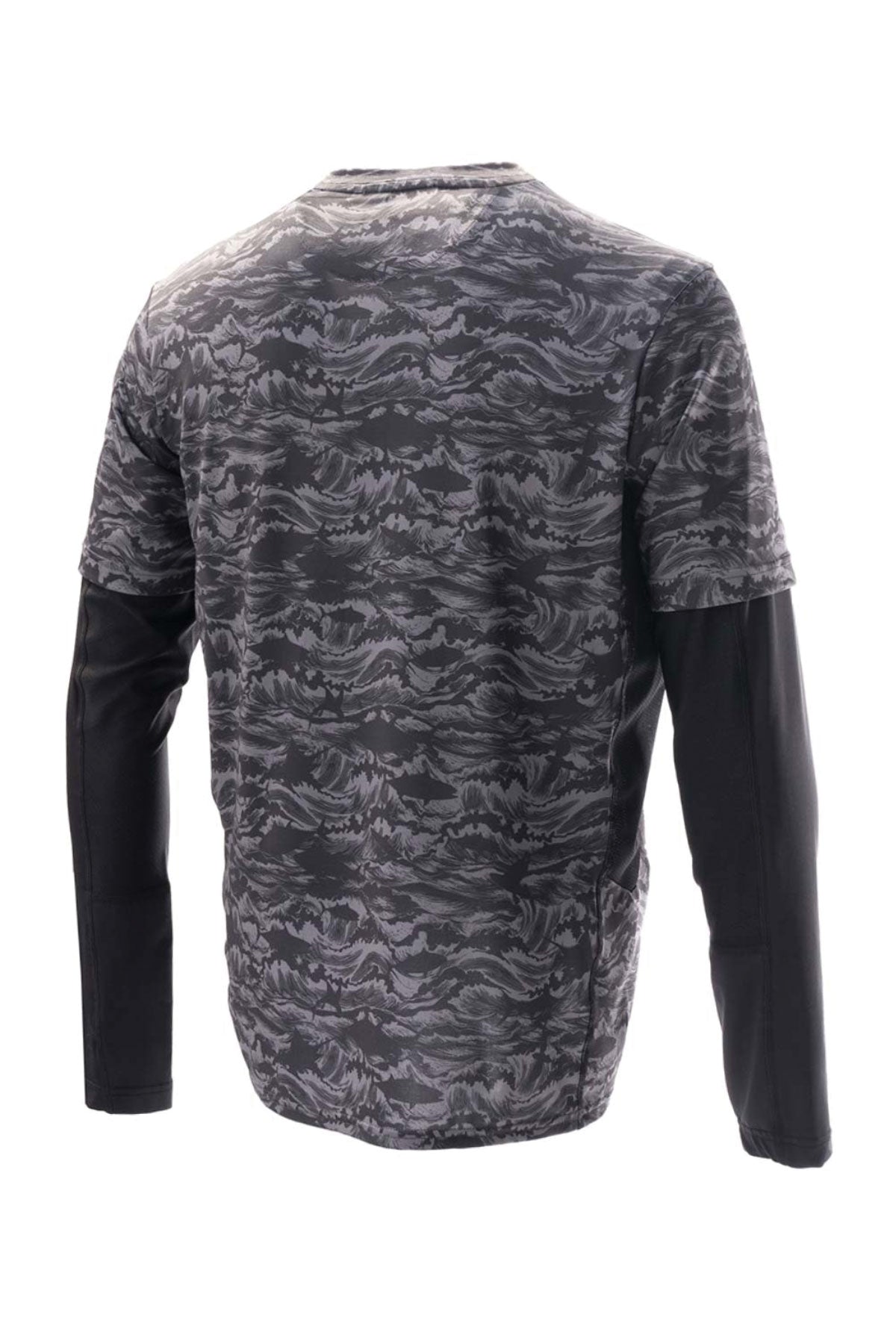 Ahoy Long And Short Sleeve Together Fishing Shirt - Signature- Black Edition - Stafu Pro Series