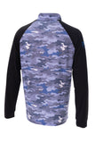 Aboard 1/4 Zip Long Sleeve -Blue Camo - Stafu Pro Series
