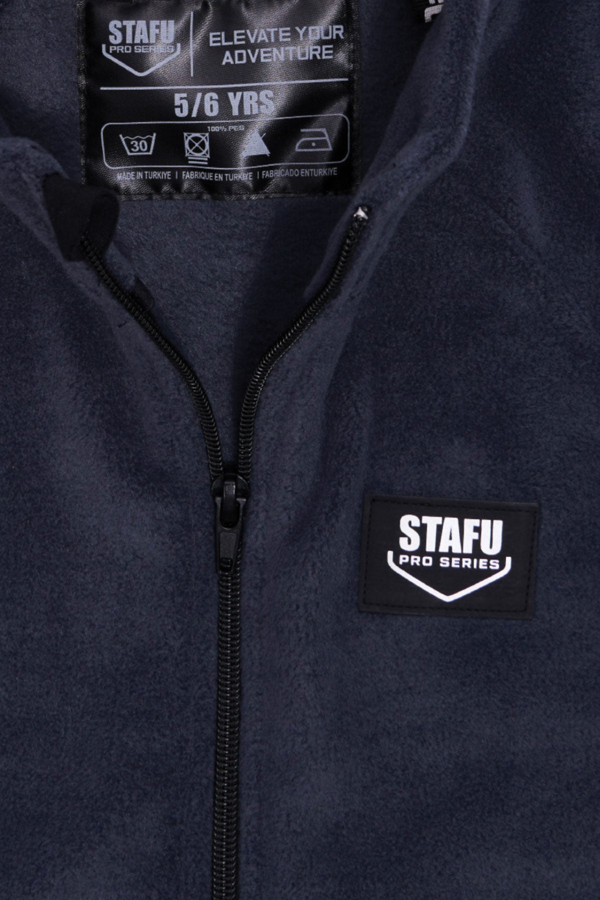 Raptor Jr. Half Zip Fleece Pullover - Grey - Stafu Pro Series