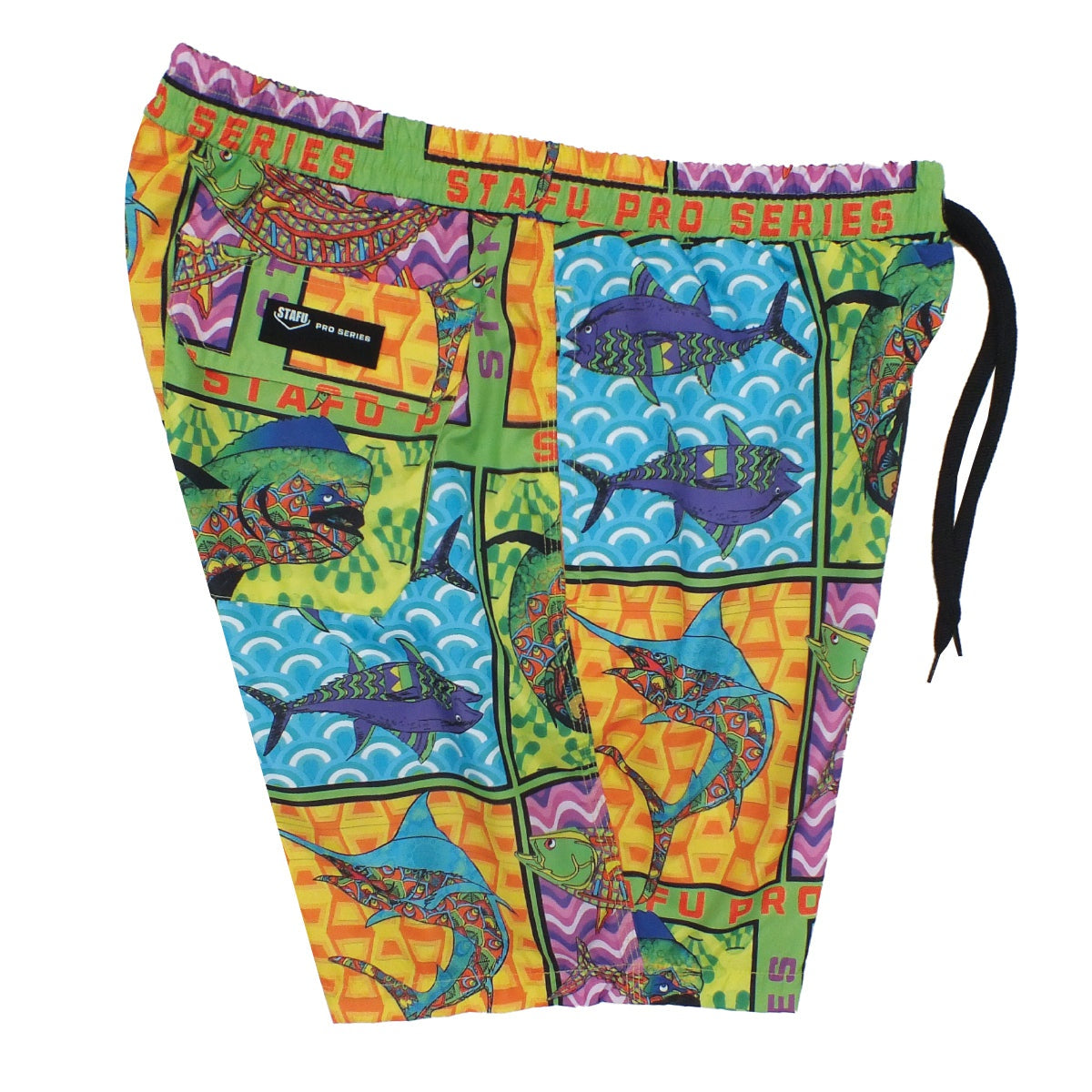 Salty Dog  Swim Short - Fish Eye - Stafu Pro Series